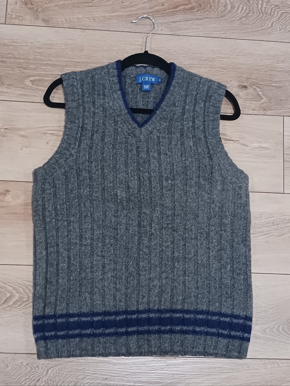 J CREW Wool V-Neck Sweater Vest